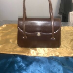 EUC Vintage Gucci Elegant Brown Leather Small Handbag EUC clean